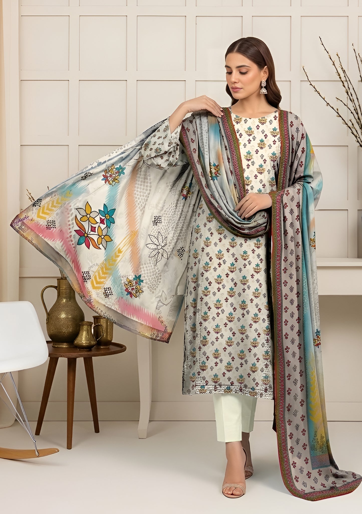 Gulbahar 3Pcs DE-LA43-P30417