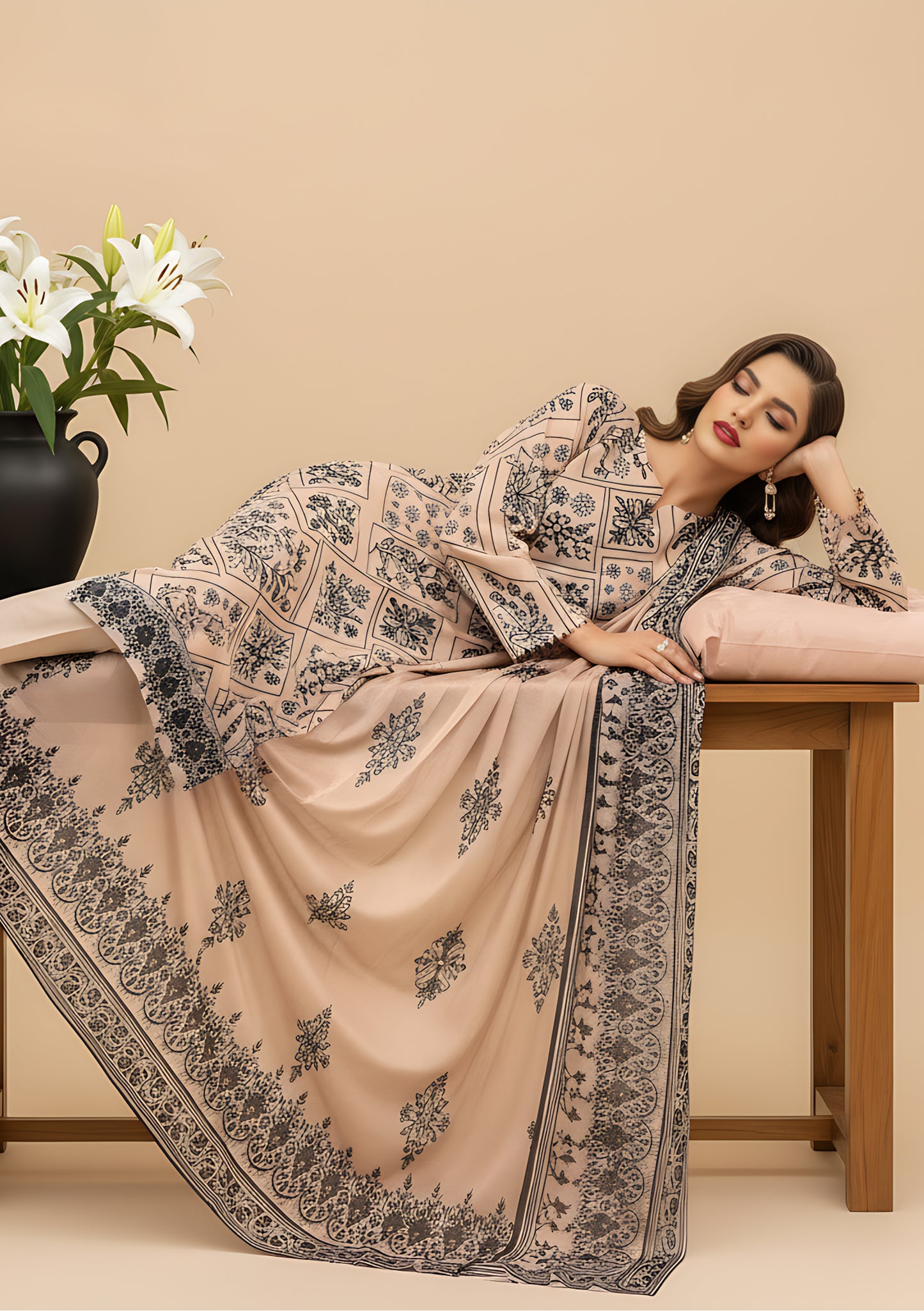 Gul Badan 3Pcs De-LA34-P30327