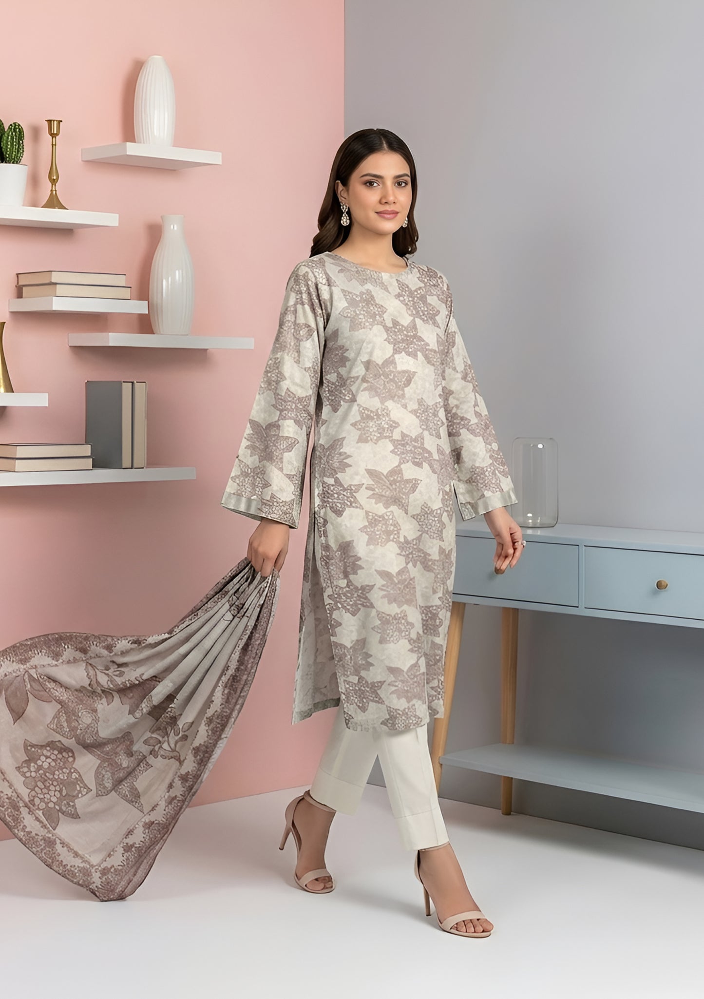 Gull e Zahra 3Pcs DE-LA42-P30407