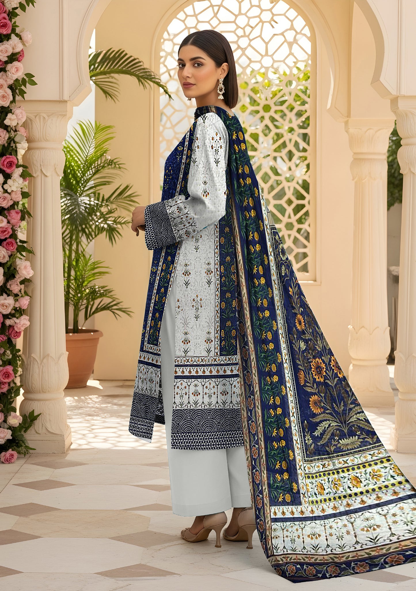 Noor Jahan 3Pcs De-LA35-P30338