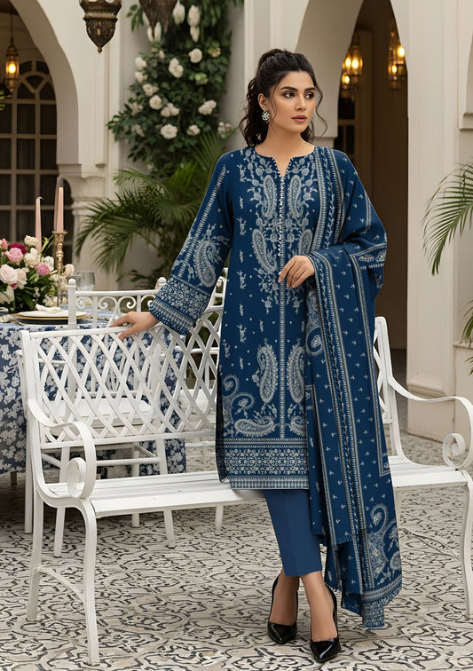 BinNoor Fab Khaddar 3Pcs De-KH31-P30298