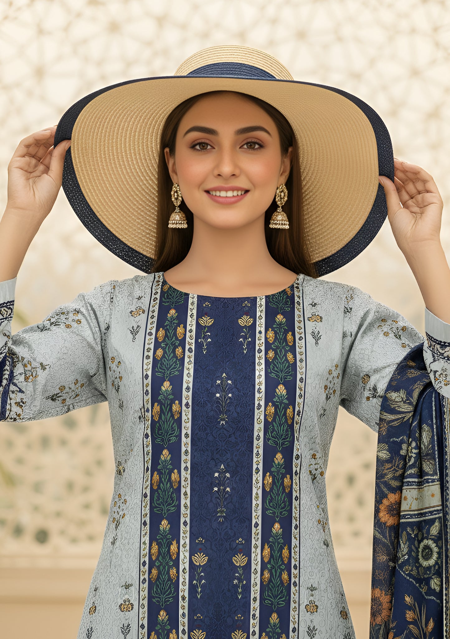 Noor Jahan 3Pcs De-LA35-P30338