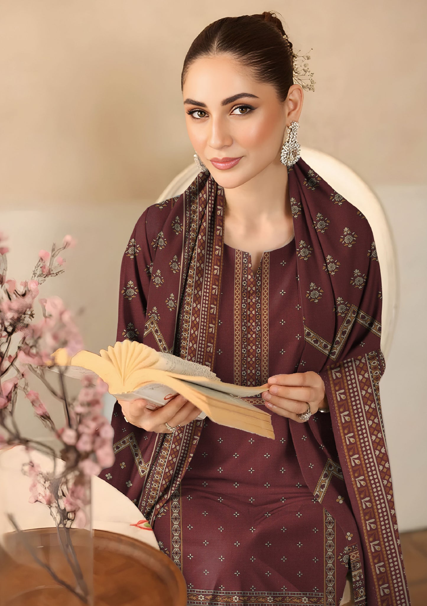 BinNoor Fab Linen Bana Dora 3pcs De-BL26-P30249