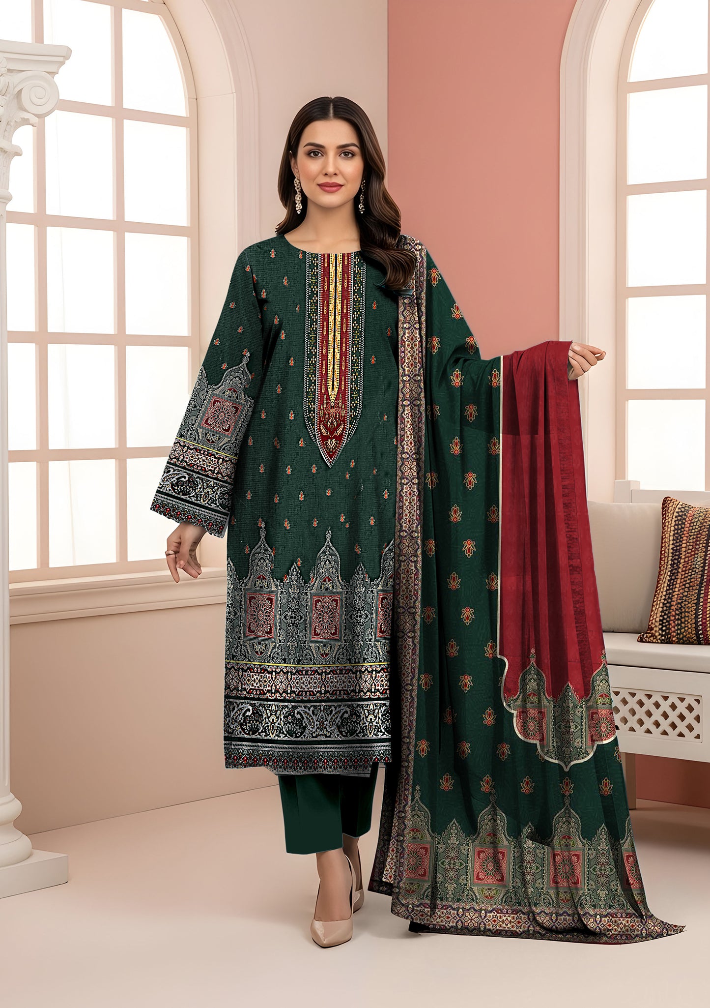 Sapna 3Pcs DE-LA45-P30438