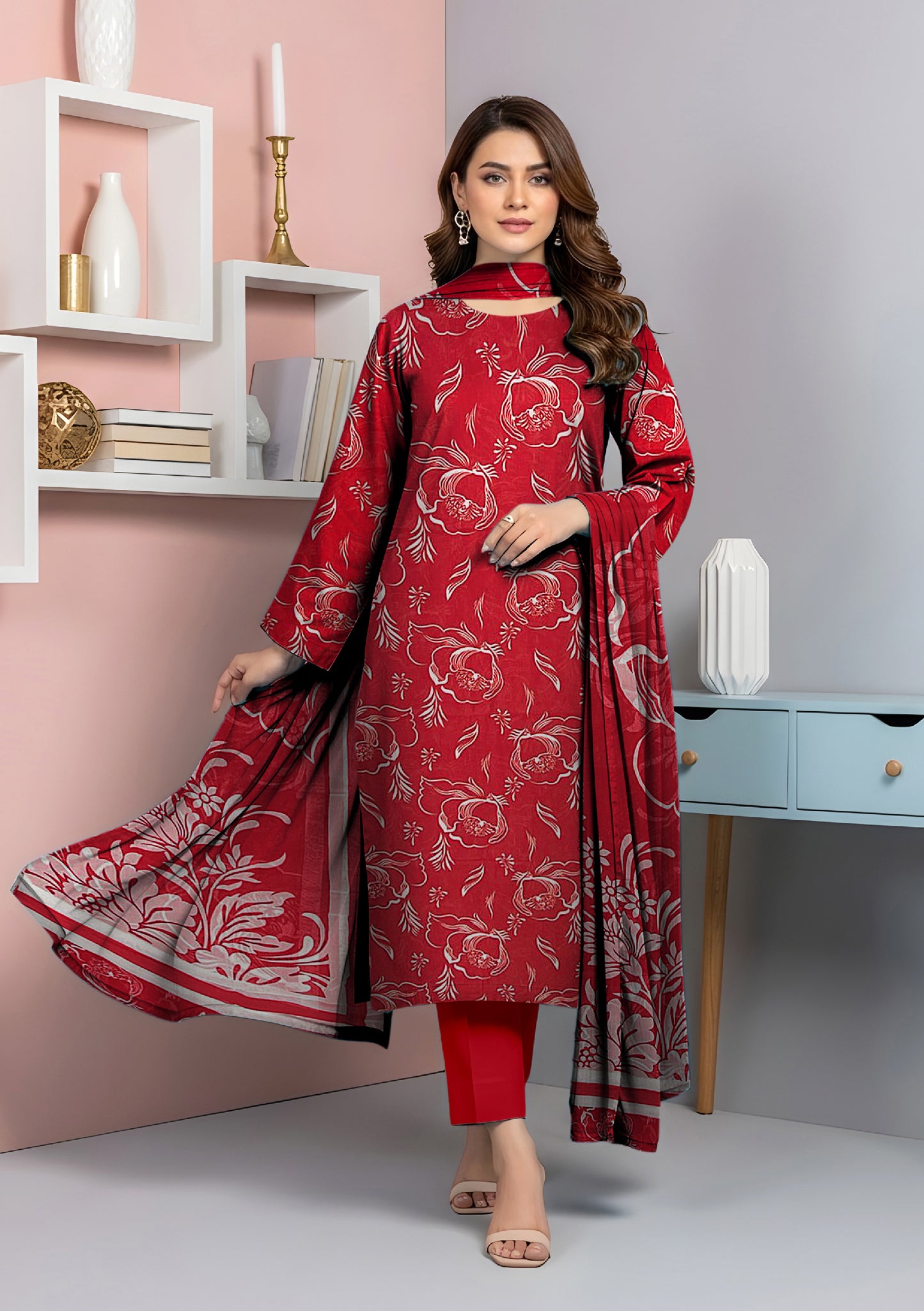 Gull e Zahra 3Pcs DE-LA42-P30409