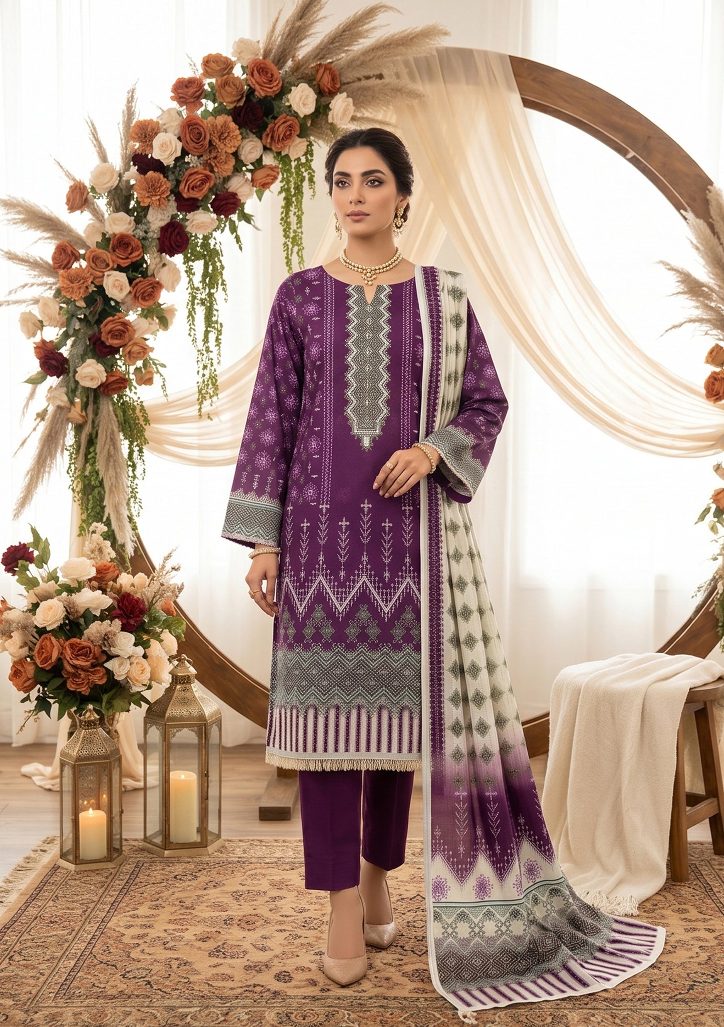 Zulaykha 3Pcs DE-LA67-P30659