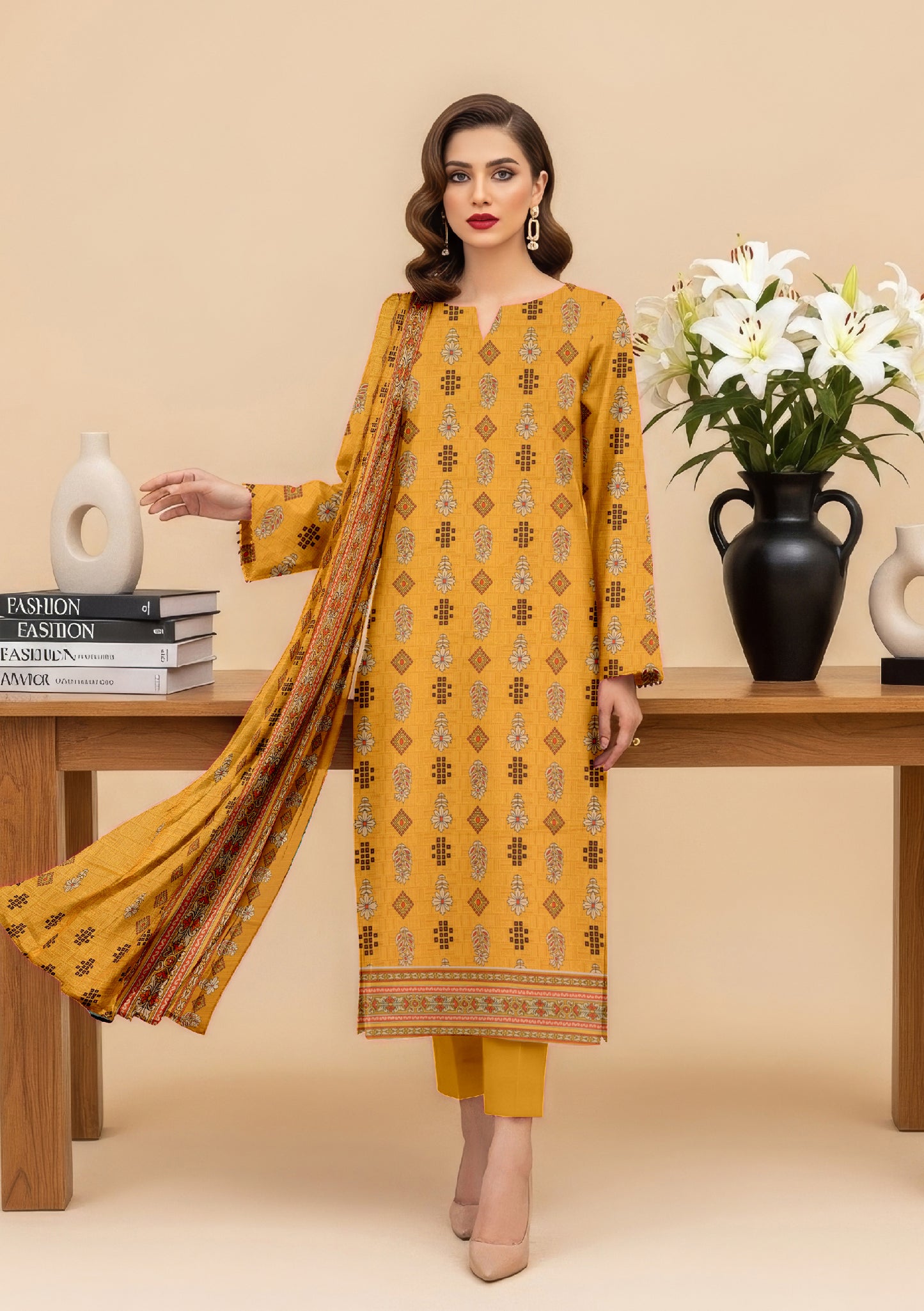 Gul Badan 3Pcs De-LA34-P30329