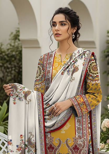 BinNoor Fab Khaddar 3Pcs De-KH31-P30299