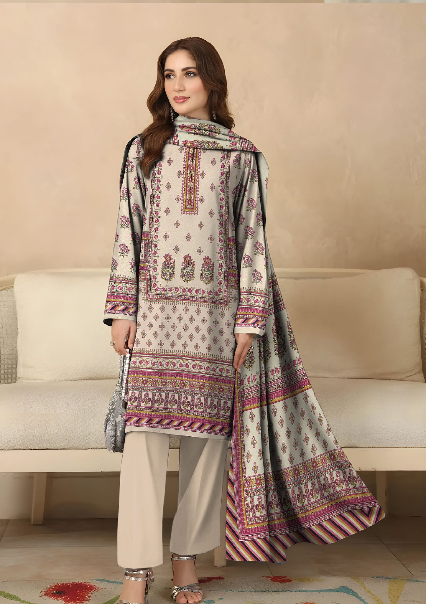 BinNoor Fab Linen Bana Dora 3pcs De-BL26-P30251