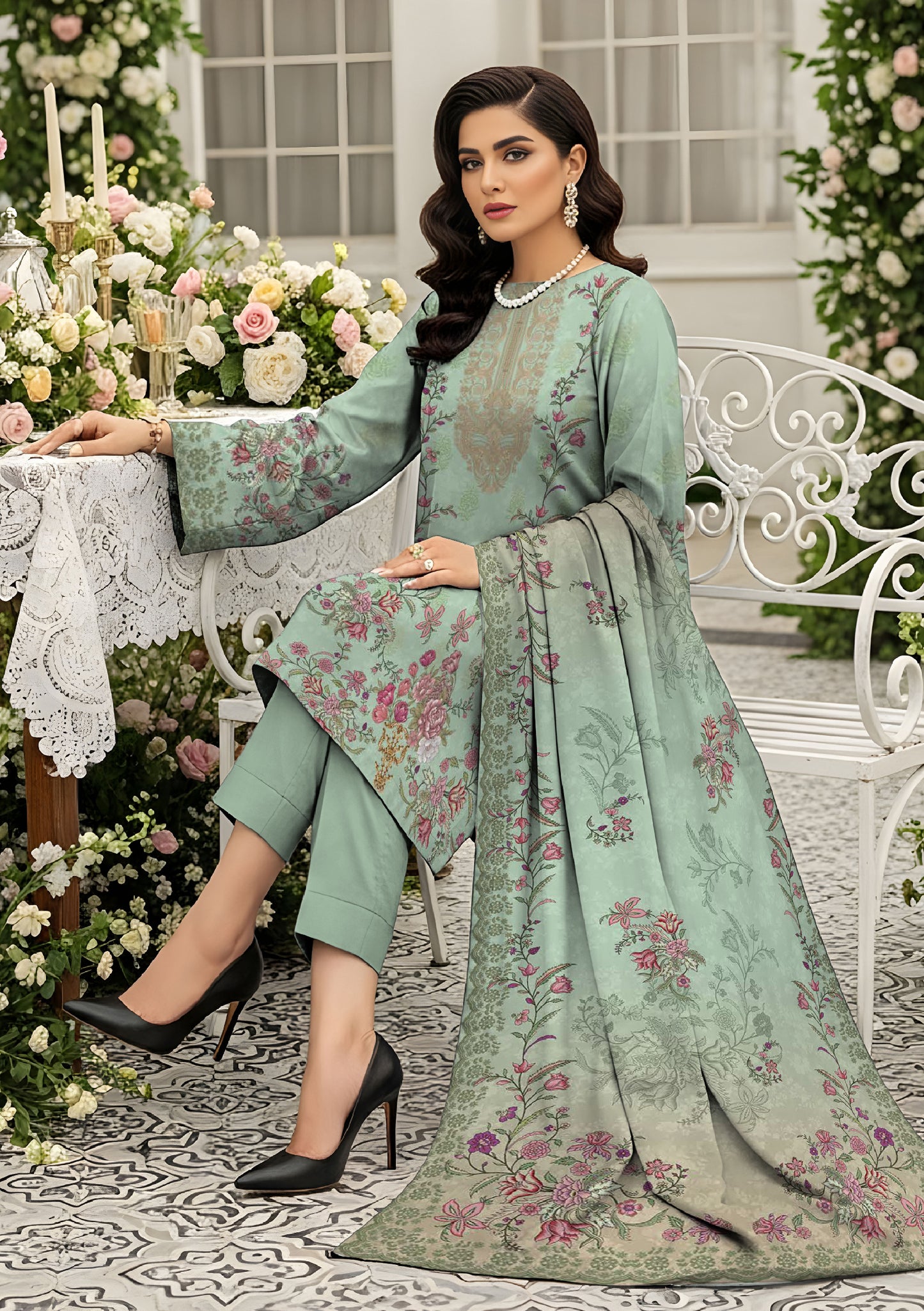 BinNoor Fab Khaddar 3Pcs De-KH31-P30300