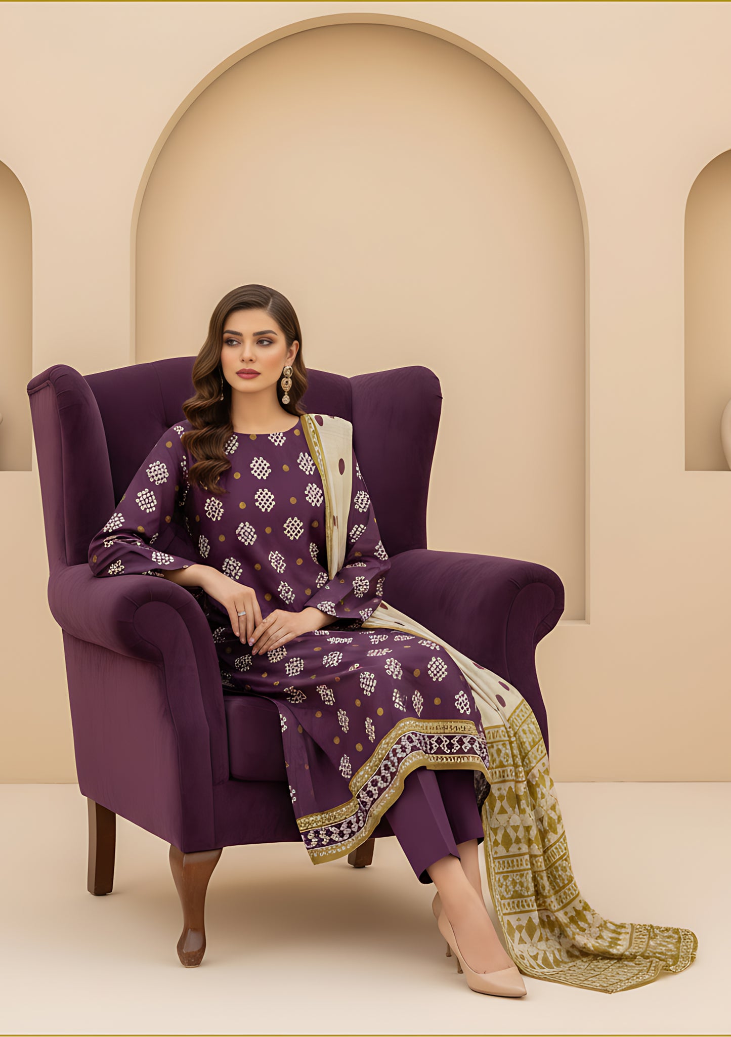 Gul Badan 3Pcs De-LA34-P30330