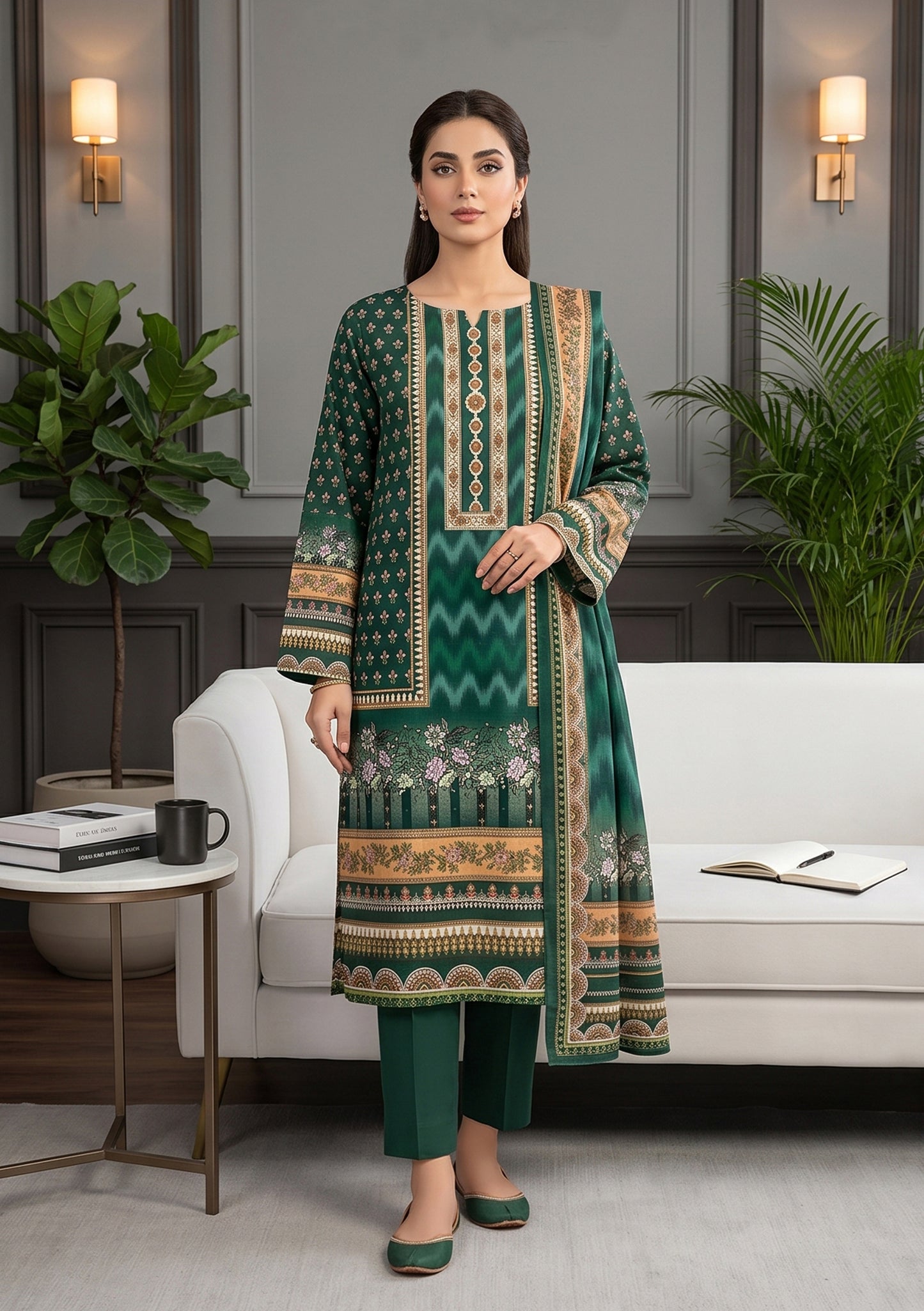 Noor 3Pcs DE-LA68-P30671