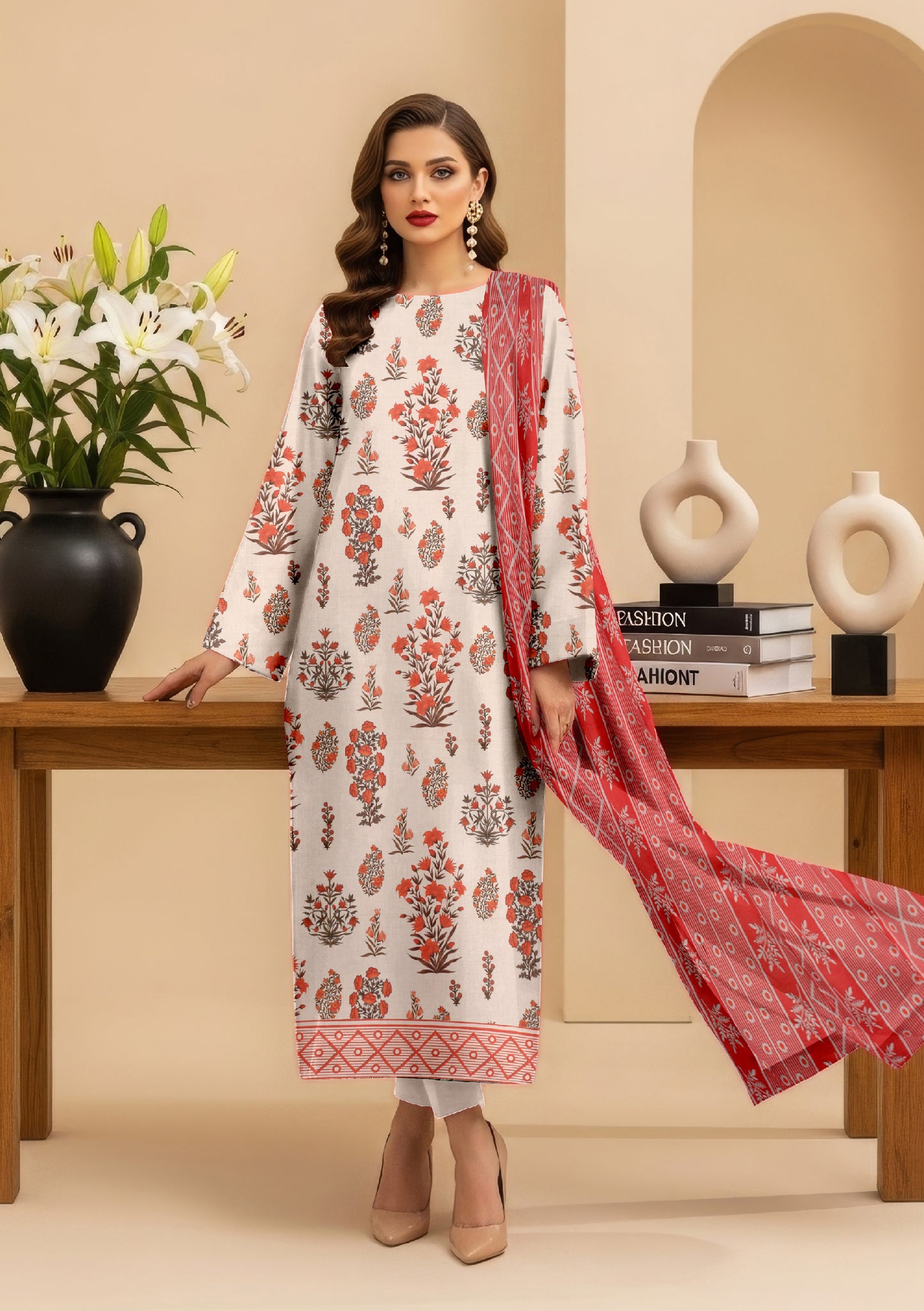 Gul Badan 3Pcs De-LA34-P30331