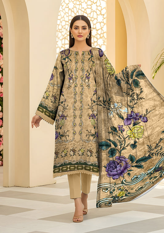 Noor Jahan 3Pcs De-LA35-P30341