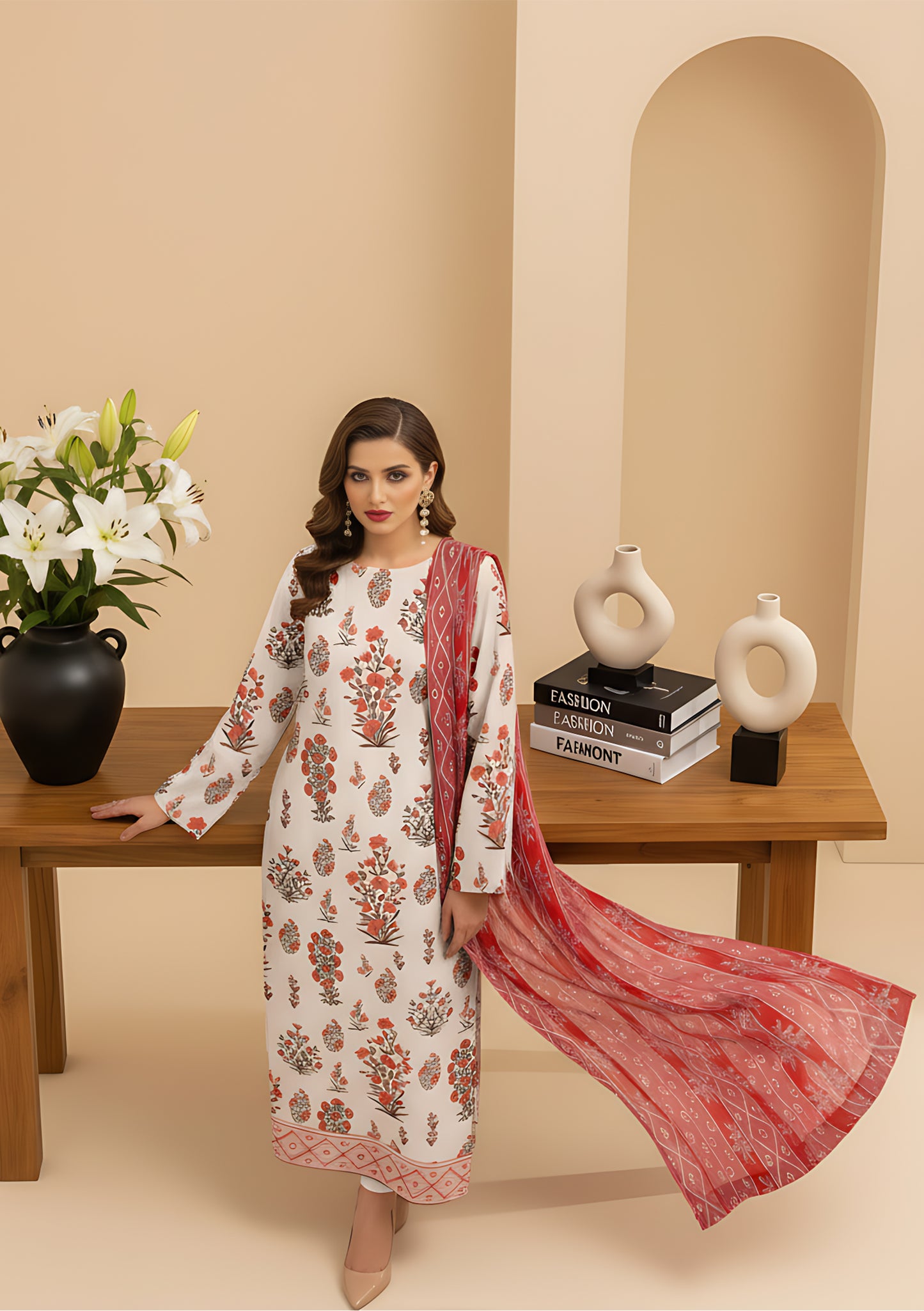 Gul Badan 3Pcs De-LA34-P30331