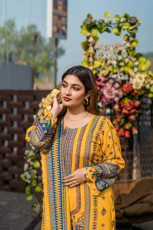 BinNoor Fab Khaddar 3Pcs Vol#1