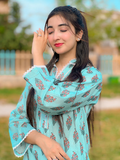 BinNoor Fab Lawn Stitched 2Pcs DE-LA06-P2-S050