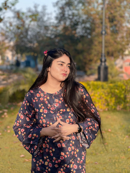 BinNoor Fab Lawn Stitched 2Pcs DE-LA06-P2-S047