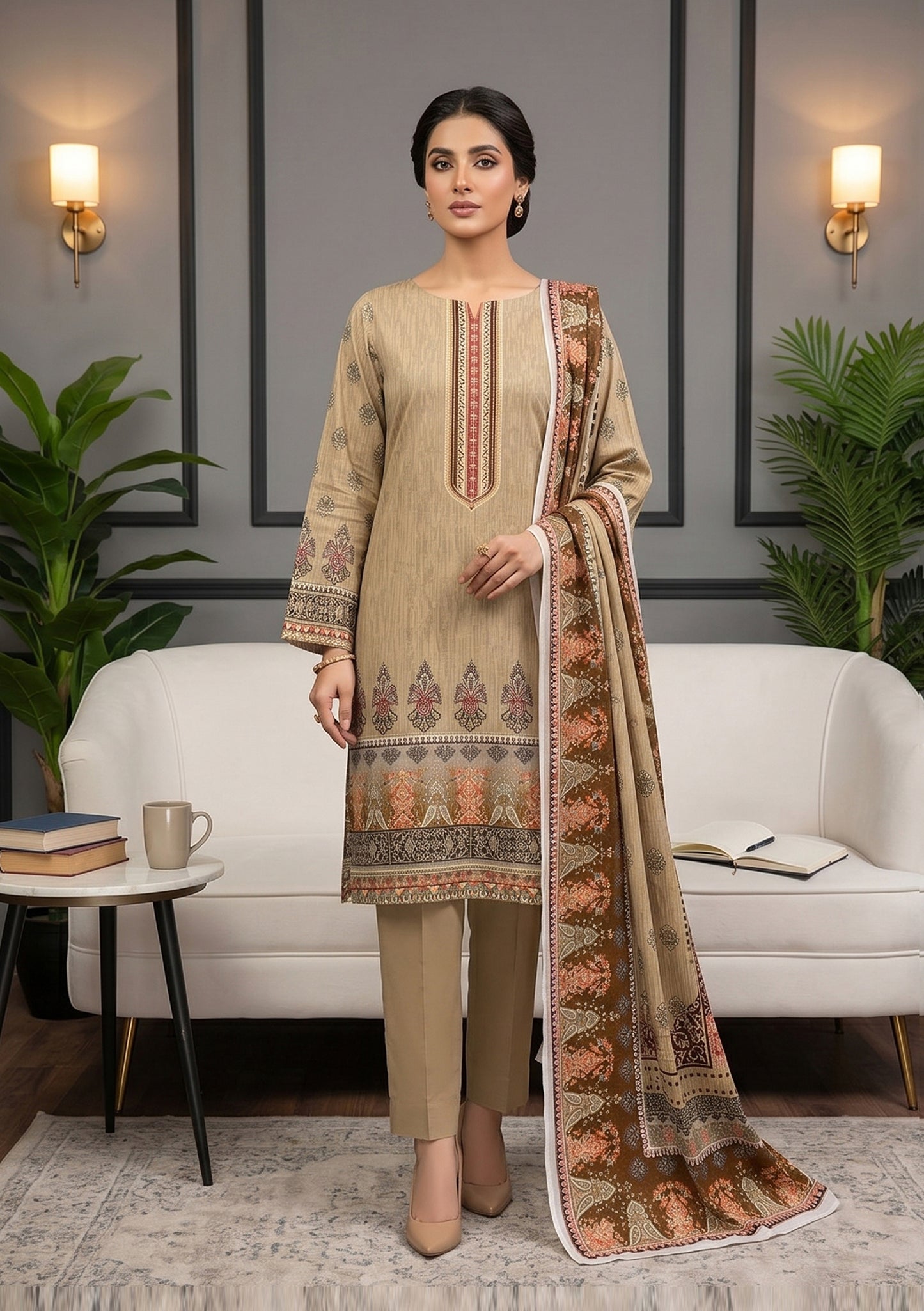 Noor 3Pcs DE-LA68-P30672