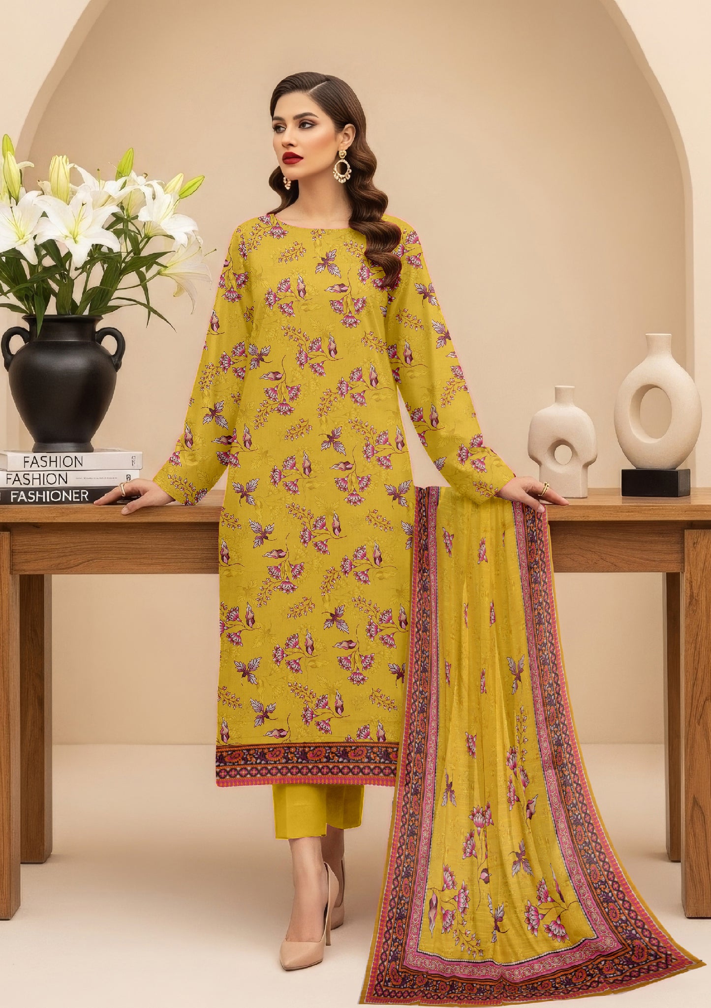 Gul Badan 3Pcs De-LA34-P30332