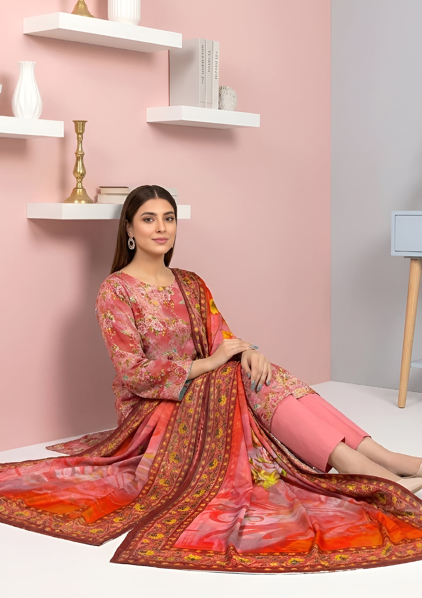 Gull e Zahra 3Pcs DE-LA42-P30412