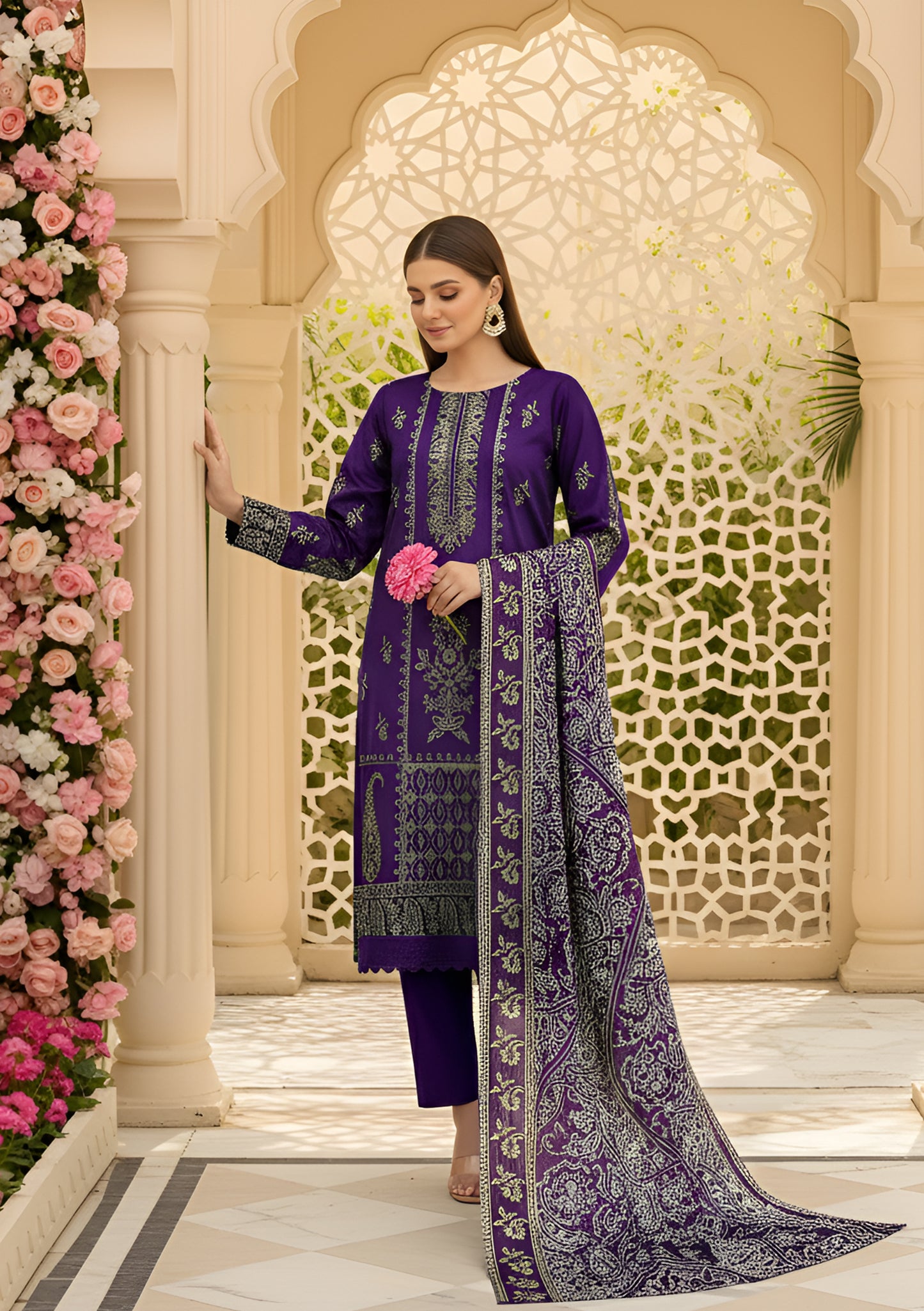 Noor Jahan 3Pcs De-LA35-P30342