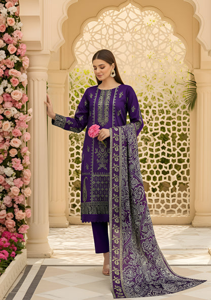Noor Jahan 3Pcs De-LA35-P30342