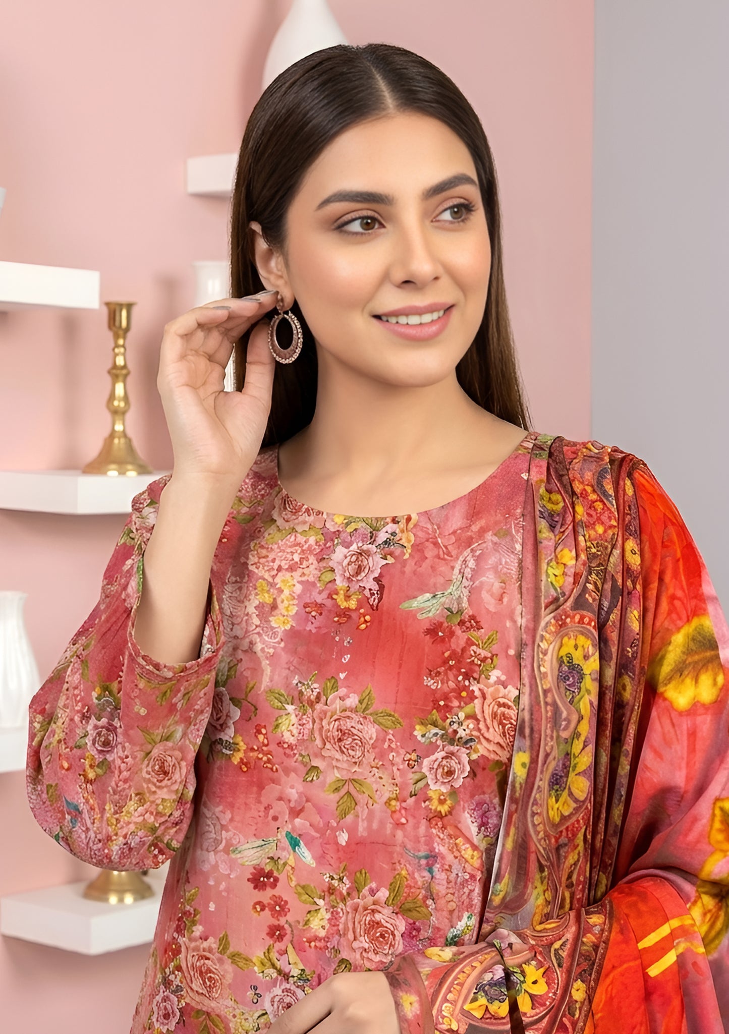 Gull e Zahra 3Pcs DE-LA42-P30412