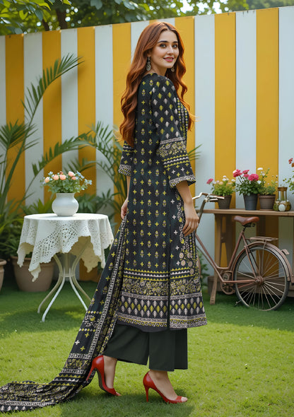 BinNoor Fab Linen Bana Dora 3pcs De-BL23-P30222