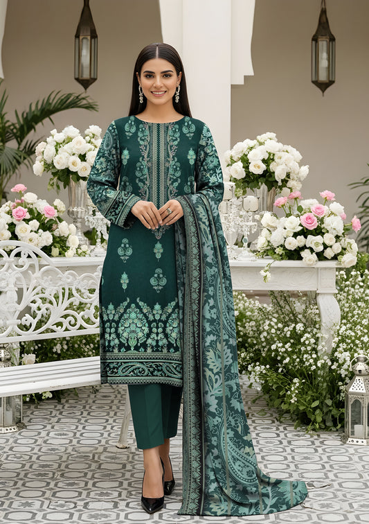 BinNoor Fab Khaddar 3Pcs De-KH31-P30295