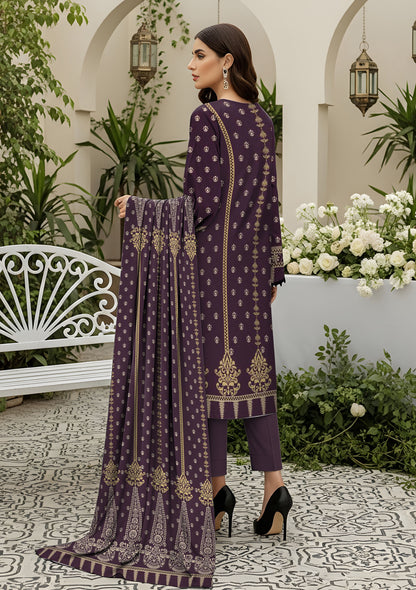 BinNoor Fab Khaddar 3Pcs De-KH31-P30301