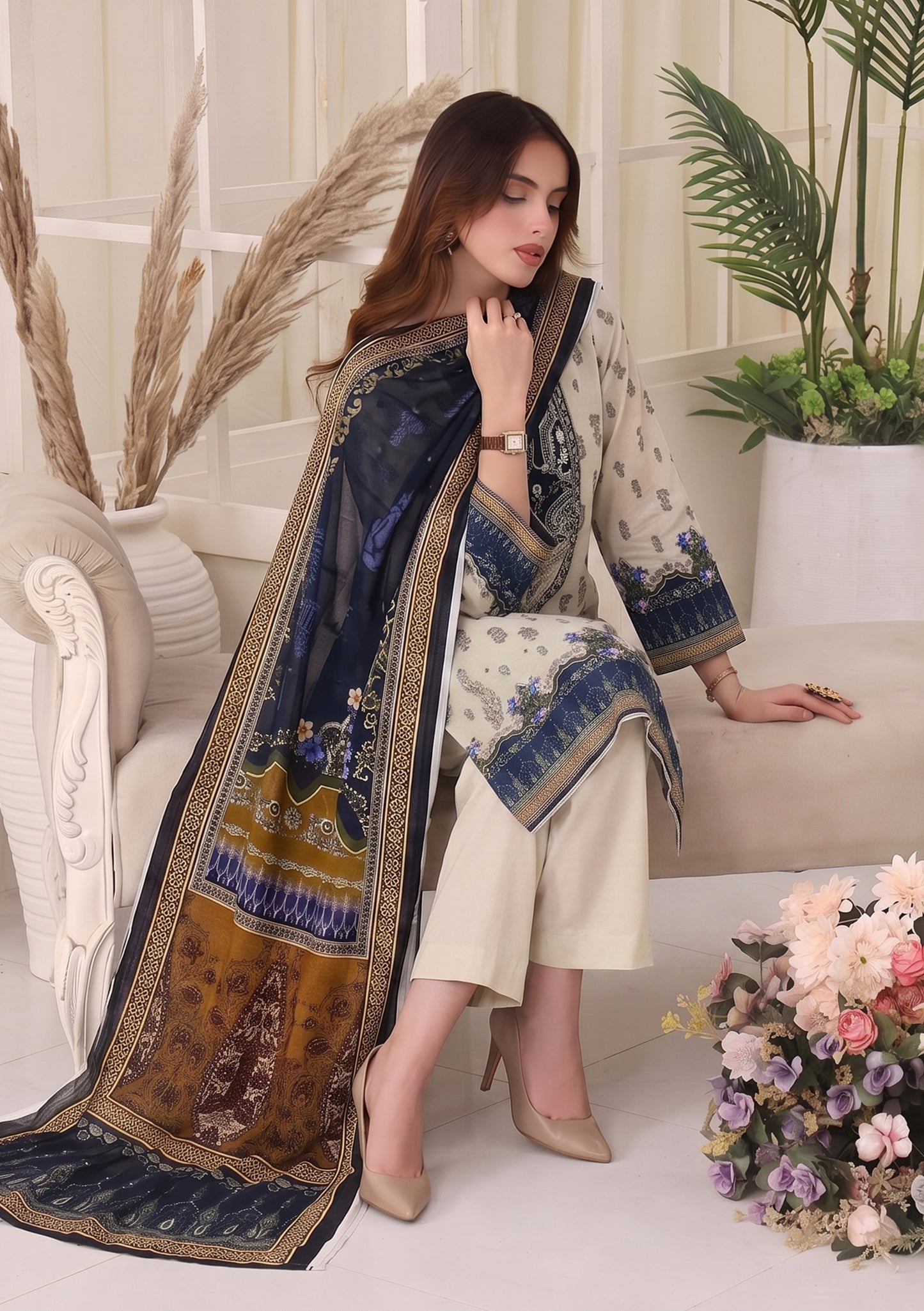 Laraib 3Pcs DE-LA72-P30708