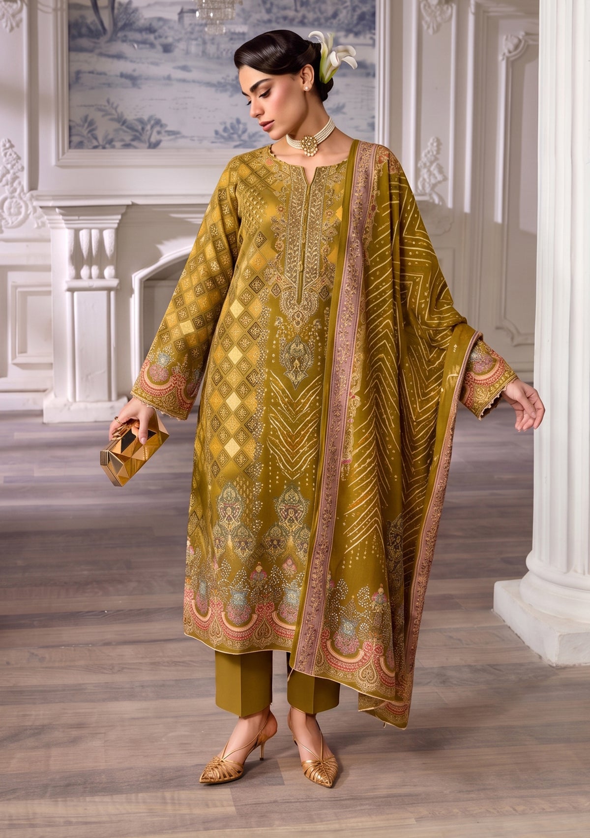Ghazal 3Pcs DE-SH78-P30765