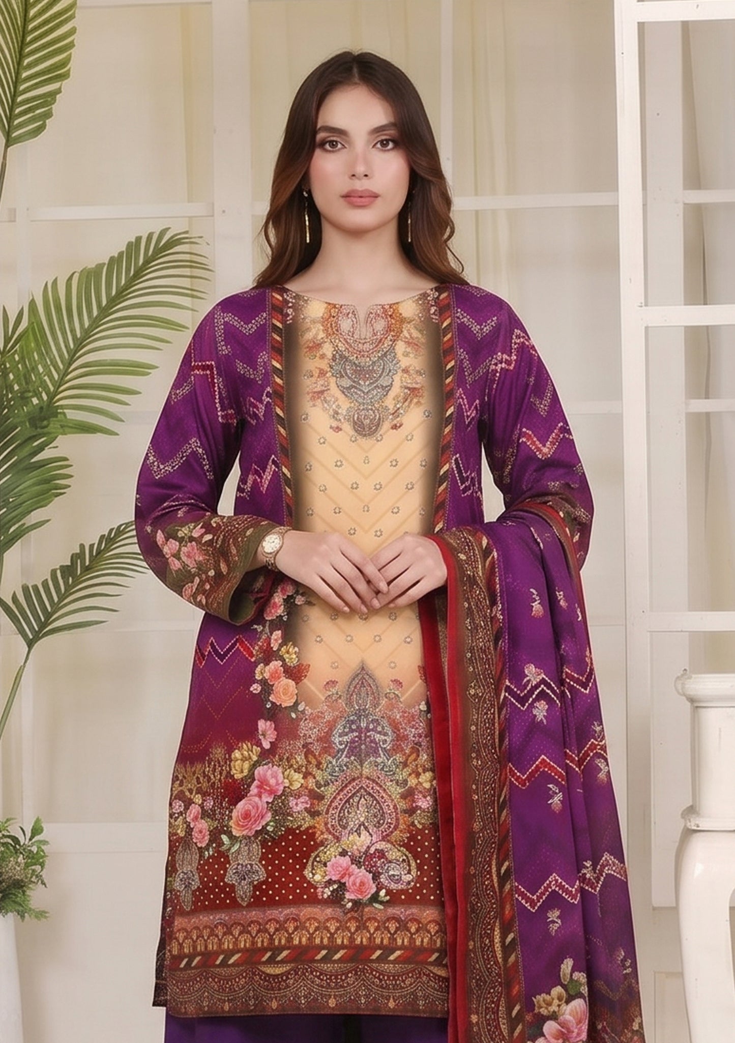 Laraib 3Pcs DE-LA72-P30712