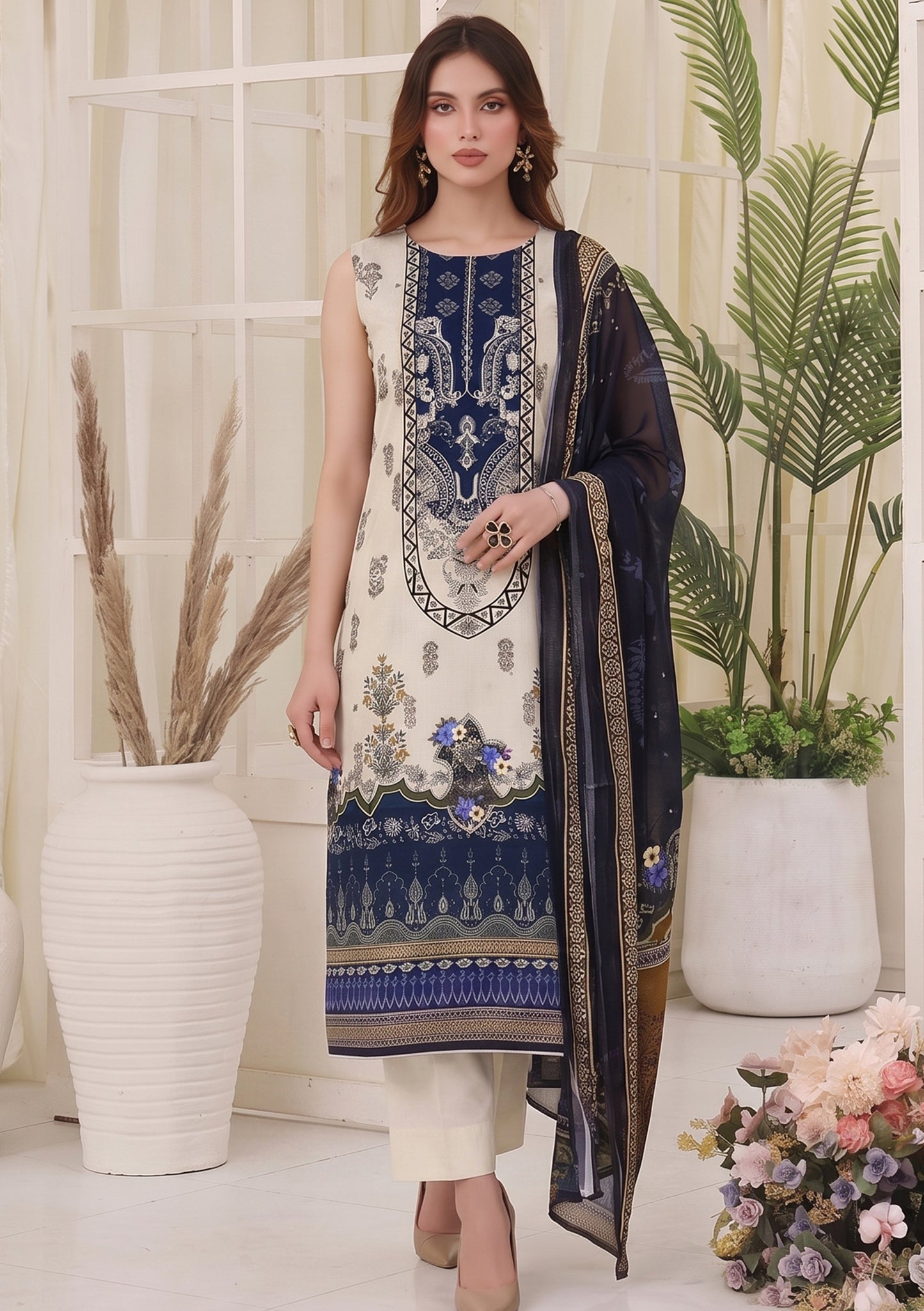 Laraib 3Pcs DE-LA72-P30708