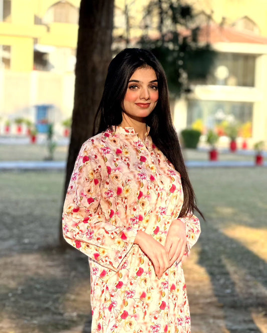 BinNoor Fab Lawn Stitched 2Pcs DE-LA05-P2-S035