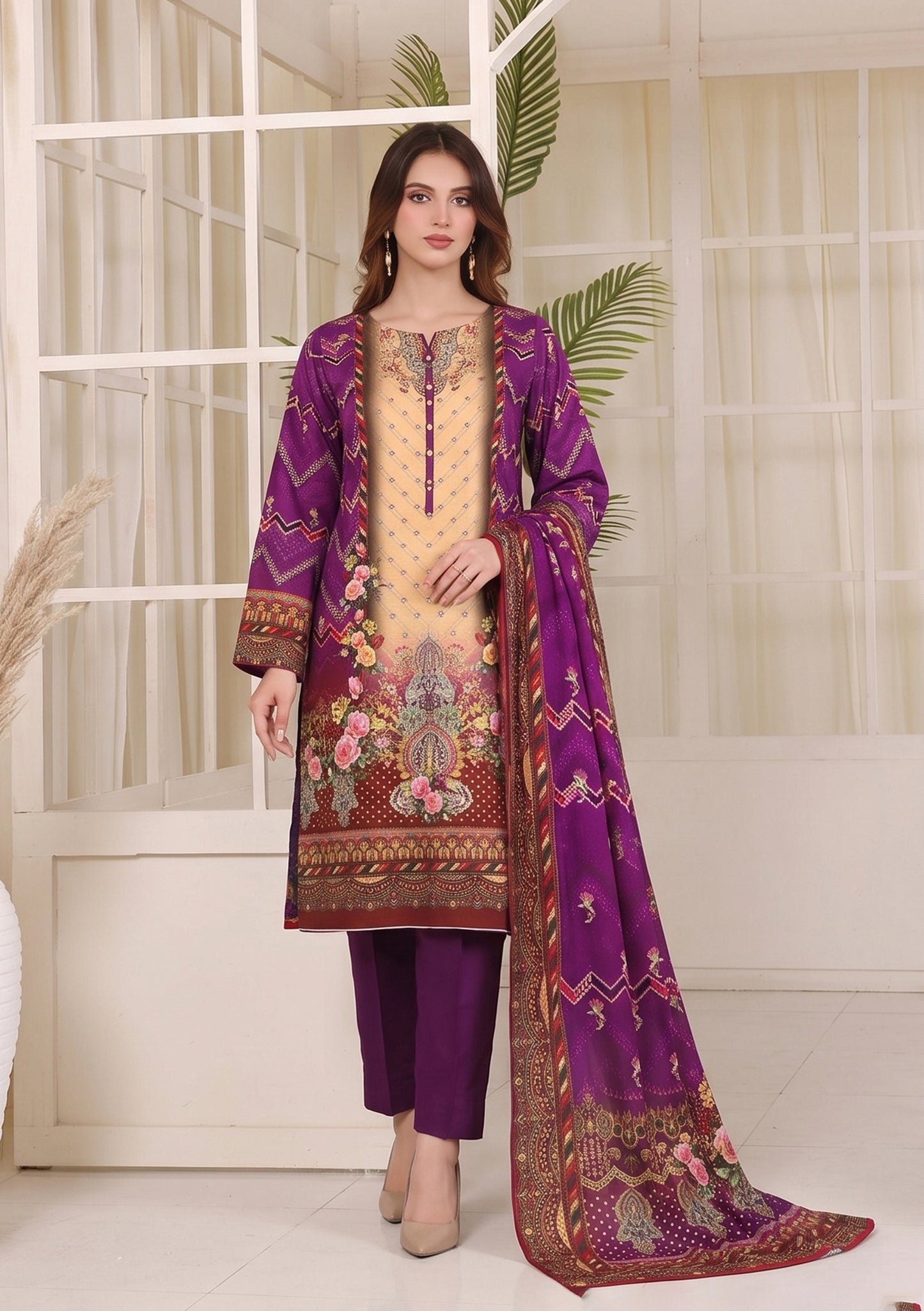 Laraib 3Pcs DE-LA72-P30712