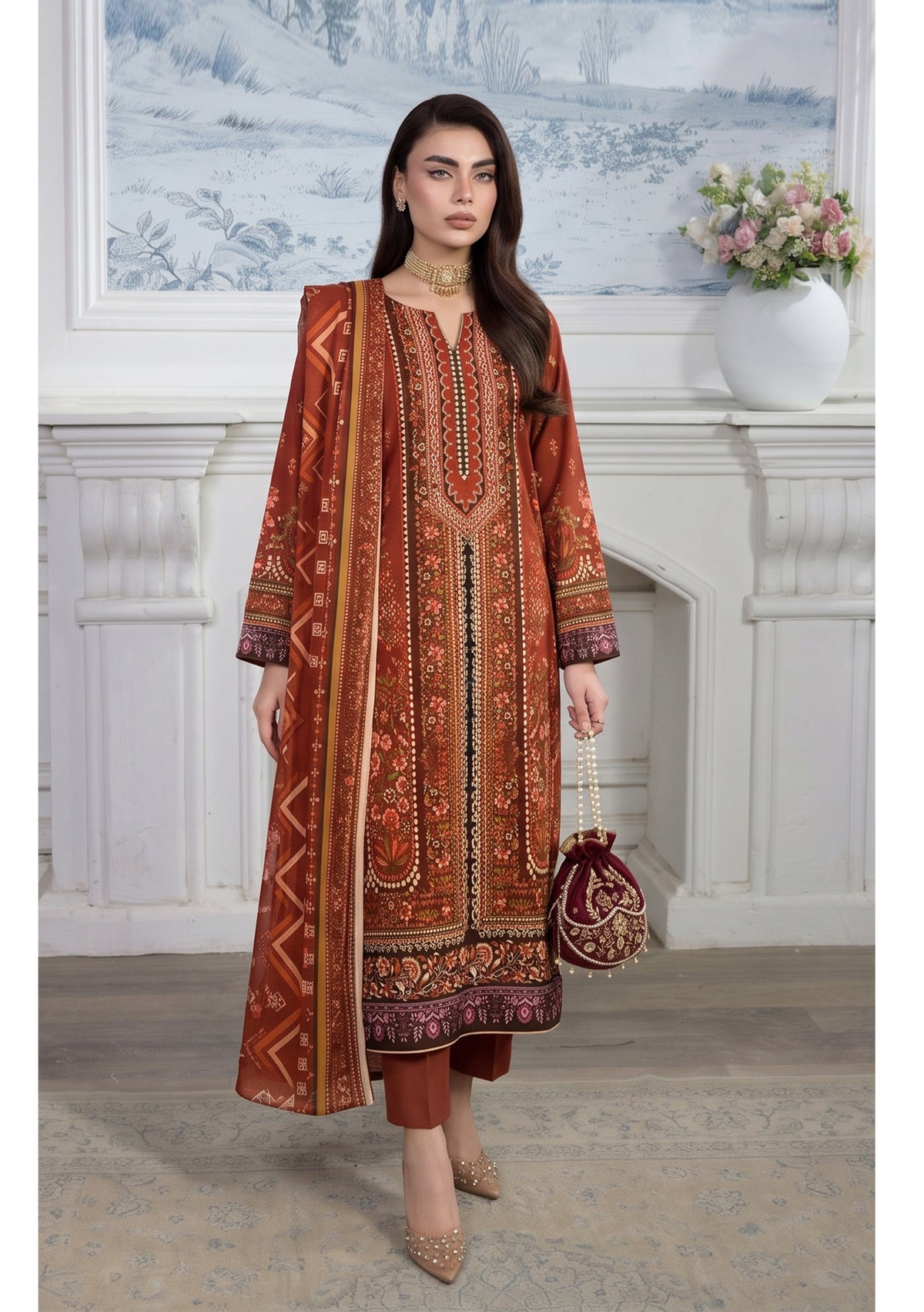 Ghazal 3Pcs DE-SH78-P30763