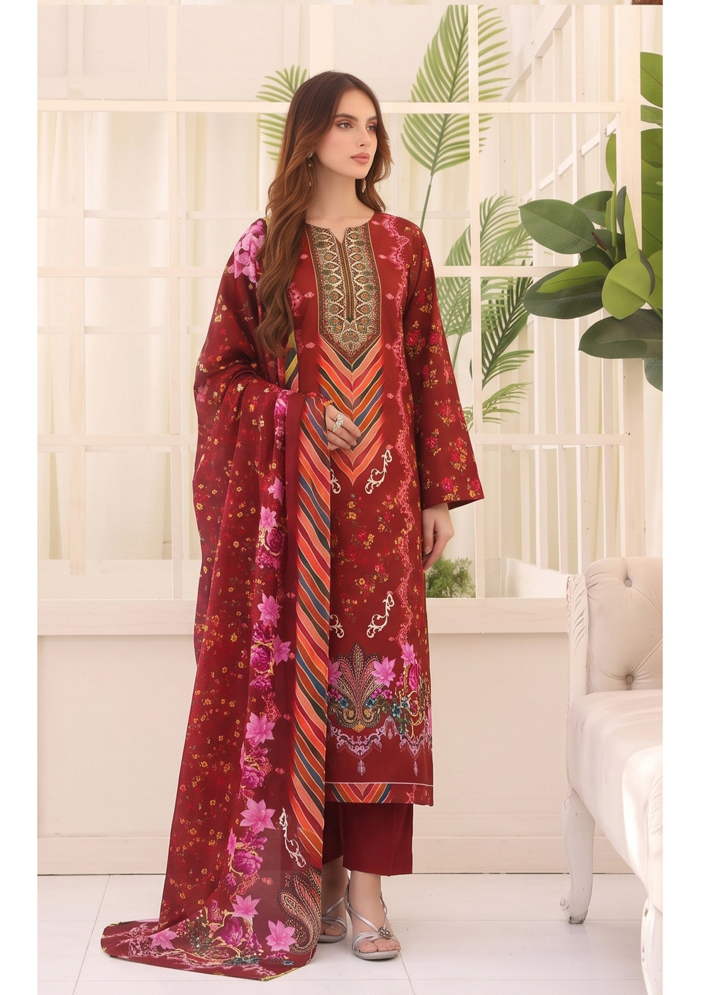 Laraib 3Pcs DE-LA72-P30709